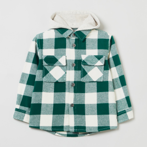 Рубашка OVS 1334311 116 см Green/White Check (8052964089043) надежный