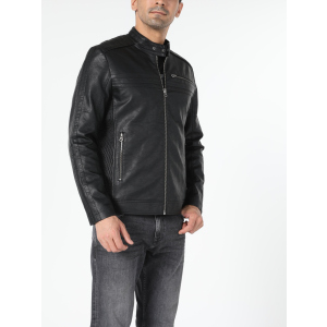 Куртка зі штучної шкіри Colin's CL1052389BLK XL Black краща модель в Черкасах