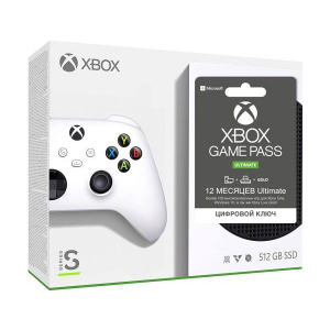 Microsoft Xbox Series S 512Gb + Xbox Game Pass Ultimate (12 місяців) ТОП в Черкасах
