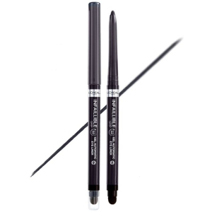 Водостойкий автоматический гелевый карандаш для век L'Oreal Paris Infaillible Grip Liner Toupe Grey серый 1 г (3600524026653) лучшая модель в Черкассах