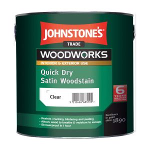 Антисептик, що швидко висихає, Johnstone's Quick Dry Satin Woodstain 0,75 л в Черкасах