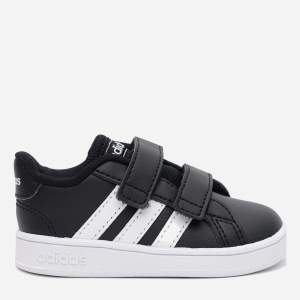 купить Кеды детские Adidas Grand Court I EF0117 24 Cblack/Ftwwht/Ftwwht (4061622759321)