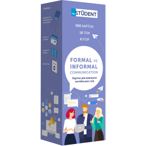 Карточки для изучения английского языка English Student Formal vs Informal 500 шт (9786177702329)