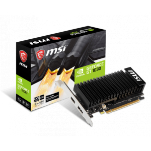 хорошая модель Видеокарта MSI GeForce GT 1030 2GB LP OC GDDR4