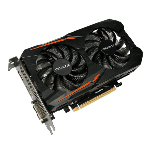 Видеокарта Gigabyte GeForce GTX 1050 Ti OC 4GB (GVN105TOC4GD)