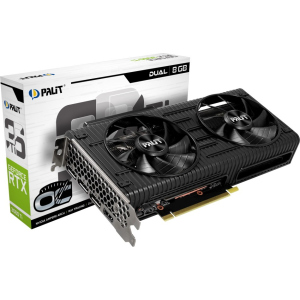 Видеокарта Palit GeForce RTX 3060 Ti Dual 8GB GDDR6 (NE6306T019P2190AD) ТОП в Черкассах