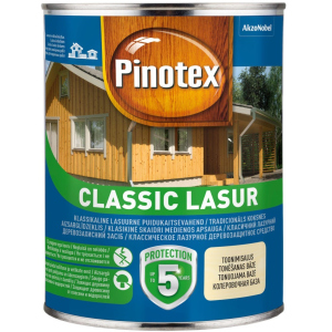 Декоративний засіб для деревини PINOTEX CLASSIC LASUR червоне дерево 1 л. ТОП в Черкасах