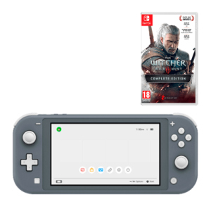 Набір Консоль Nintendo Switch Lite 32GB Grey Новий + Гра Nintendo Switch Witcher 3 Wild Hunt Complete Edition Англійська Версія Новий ТОП в Черкасах