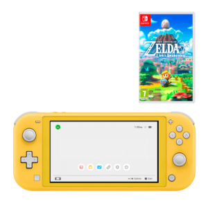 Набір Консоль Nintendo Switch Lite 32GB Yellow Новий + Гра The Legend of Zelda: Link's Awakening Nintendo Switch Російські Субтитри Новий краща модель в Черкасах