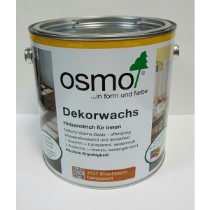 Цветное масло OSMO DEKORWACHS Transparente töne 3137 – (вишня) 0.125 л.