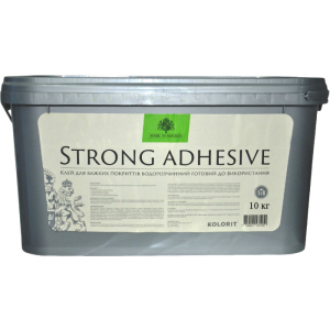 Клей для важких шпалер Kolorit Strong Adhesive 10 кг Білий (IG6546546867) ТОП в Черкасах