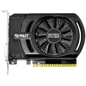 Відеокарта Palit GeForce GTX1650 4096Mb StormX (NE51650006G1-1170F) рейтинг