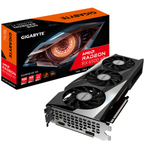 Відеокарта GIGABYTE Radeon RX 6500 XT 4Gb GAMING OC (GV-R65XTGAMING OC-4GD) в Черкассах