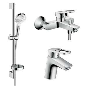 Комплект змішувачів Hansgrohe Logis Loop 1042019 (71150000+71244000+26553400) в Черкасах