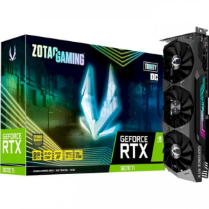 Відеокарта ZOTAC GeForce RTX 3070 Ti 8GB GDDR6X Trinity OC GAMING ( ZT-A30710J-10P) ТОП в Черкассах