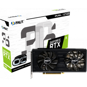 Відеокарта Palit GeForce RTX 3060 12 GB Dual OC (NE63060T19K9-190AD)