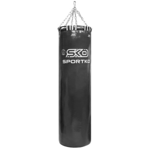 Мішок боксерський Sportko PVC 150 см з кільцем Чорний (SP-7018P05) в Черкасах