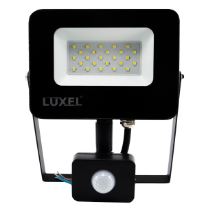 Прожектор LED 20W з датчиком руху Luxel (LPES-20C) ТОП в Черкасах