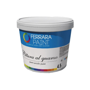 Грунт с кварцевой мукой FERRARA PITTURA AL QUARZO для декоративных штукатурок база W 4,5л ТОП в Черкассах