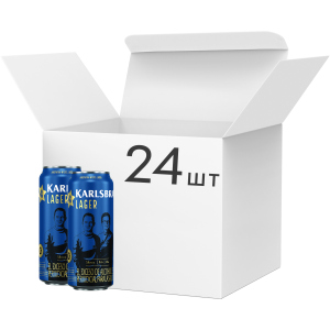 купити Упаковка пива Karlsbrau Lager світле фільтроване 5% 0.5 л 24 банки (41035733)