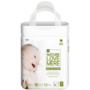 Підгузки-трусики NatureLoveMere Magic Soft Fit розмір L 22 шт (8809402093694)