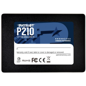 Patriot P210 128GB 2.5 " SATAIII TLC (P210S128G25) краща модель в Черкасах