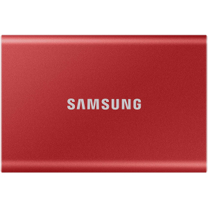 Samsung Portable SSD T7 500GB USB 3.2 Type-C (MU-PC500R/WW) зовнішній червоний ТОП в Черкасах