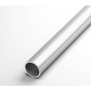 Труба алюмінієва кругла Segreto анодована срібло 15х2 мм, 1м (уп., 10шт) краща модель в Черкасах