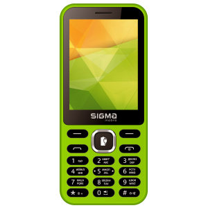 Мобильный телефон Sigma mobile X-Style 31 Power Green ТОП в Черкассах