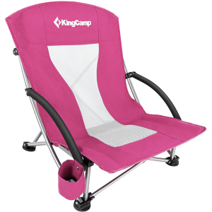 Крісло розкладне KingCamp Beach Chair (KC3841) Рожеве (KC3841 DARKROSE) краща модель в Черкасах