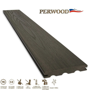 Терасна композитна дошка Perwood Grand Massive Сірий Камінь 161х21х4000 мм (400065) надійний