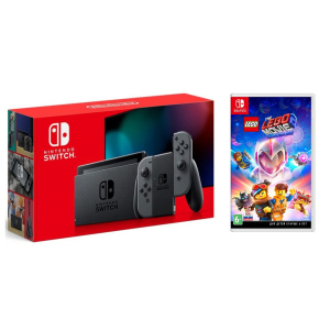 Nintendo Switch Gray - Оновлена ​​версія + The LEGO Movie 2 Videogame для Nintendo Switch російські субтитри краща модель в Черкасах