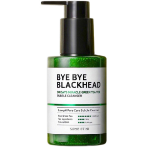 Маска-пенка от черных точек Some By Mi Bye Bye Blackhead 30 Days Miracle Green TeaTox Bubble Cleanser 120 г (8809647390244) ТОП в Черкассах