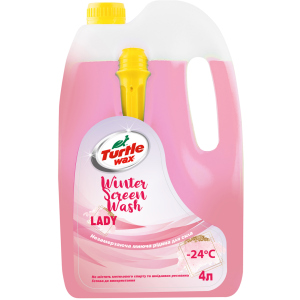 Омивач зимовий для авто стекол Turtle Wax Рідке полум'я Lady -24С 4 л (4770202393410) в Черкасах