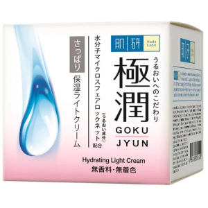 Гиалуроновый крем для сияния кожи Hada Labo Gokujyun Hydrating Light Cream 50 г (4895186001530) лучшая модель в Черкассах