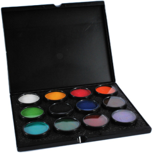 Професійна палітра аквагриму Mehron Paradise Makeup AQ 12 відтінків по 40 г (800-PAL-A) (764294580999) ТОП в Черкасах