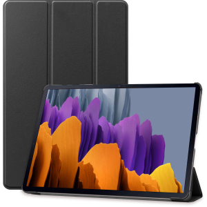 Обкладинка AIRON Premium для Samsung Galaxy TAB S7+ T970/975 Black із захисною плівкою та серветкою Black (4821784622492) в Черкасах