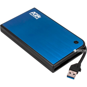 Зовнішня кишеня Agestar для HDD 2.5 USB3.0 (3UB 2A14 Blue) краща модель в Черкасах