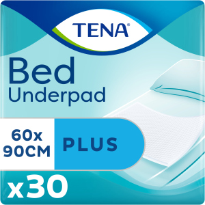 Одноразові пелюшки, що вбирають Tena Bed Plus 60x90 см 30 шт (7322540800760) ТОП в Черкасах