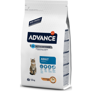 Сухий корм для дорослих котів та кішок Advance Adult Chicken &amp; Rice 1.5 кг (8410650151946) краща модель в Черкасах