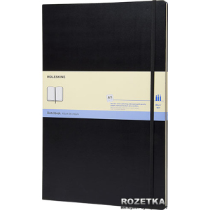 Нотатник Moleskine Folio 21 х 30 см 96 сторінок без лінівки Чорна (9788862931939) в Черкасах