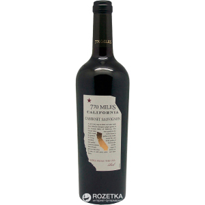 Вино 770 Miles Cabernet Sauvignon красное сухое 0.75 л 12.5% (3263280102407) ТОП в Черкассах