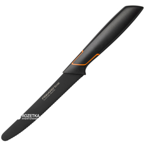 Кухонний ніж Fiskars Edge для томатів 13 см Black (1003092) краща модель в Черкасах