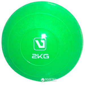 Медбол LiveUp Soft Weight 2 кг Green (LS3003-2) в Черкассах