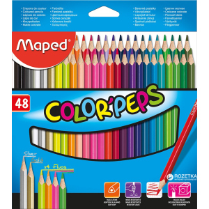 Карандаши цветные Maped Color Peps Classic 48 цветов (MP.832048) лучшая модель в Черкассах