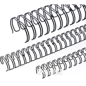 Металеві пружини bindMARK 12.7 мм 100 шт Чорні (20000472520) ТОП в Черкасах