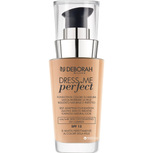 Тональна основа Deborah Dress me Perfect SPF 15 № 03 30 мл (8009518230123) краща модель в Черкасах