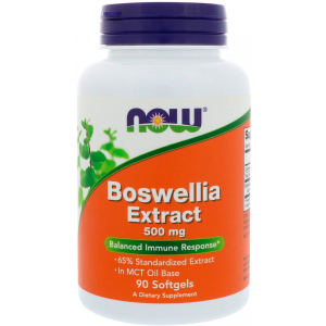 Натуральний екстракт NOW Boswellia Extract 500 мг 90 капсул (733739049360) краща модель в Черкасах