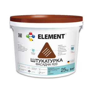 Фасадная штукатурка R20 "ELEMENT" Дубовая кора 25 кг в Черкассах