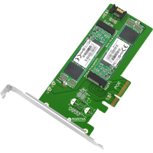 Адаптер Maiwo Multi-Size PCI-E to M.2 PCIe SSD / SATA to M.2 SATA SSD (KT015) в Черкассах